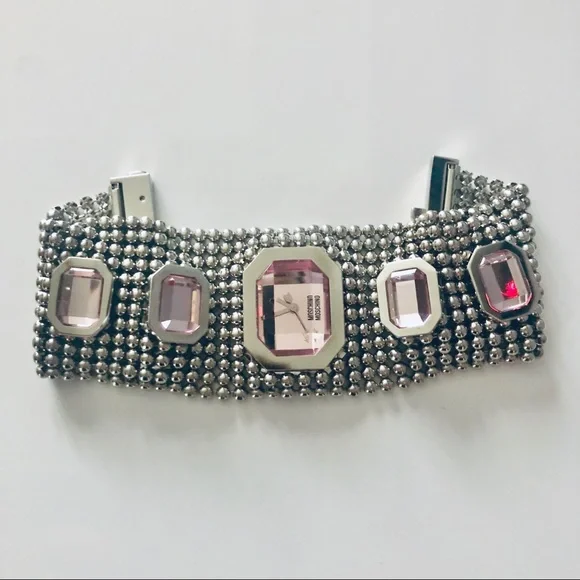 Moschino Cuff Bracelet/Watch🔥 - Picture 4 of 16
